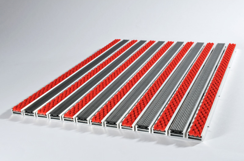 Tapis d'entrée 22RG Premium Rouge uni